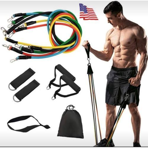 11pcs/set Pull Rope Fitness Exercises Resistance Bands