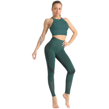 Women Yoga Pants High Waist Slim Leggings Stretch Hollow out Hip Lift Yoga Pants for Fitness Sports Running